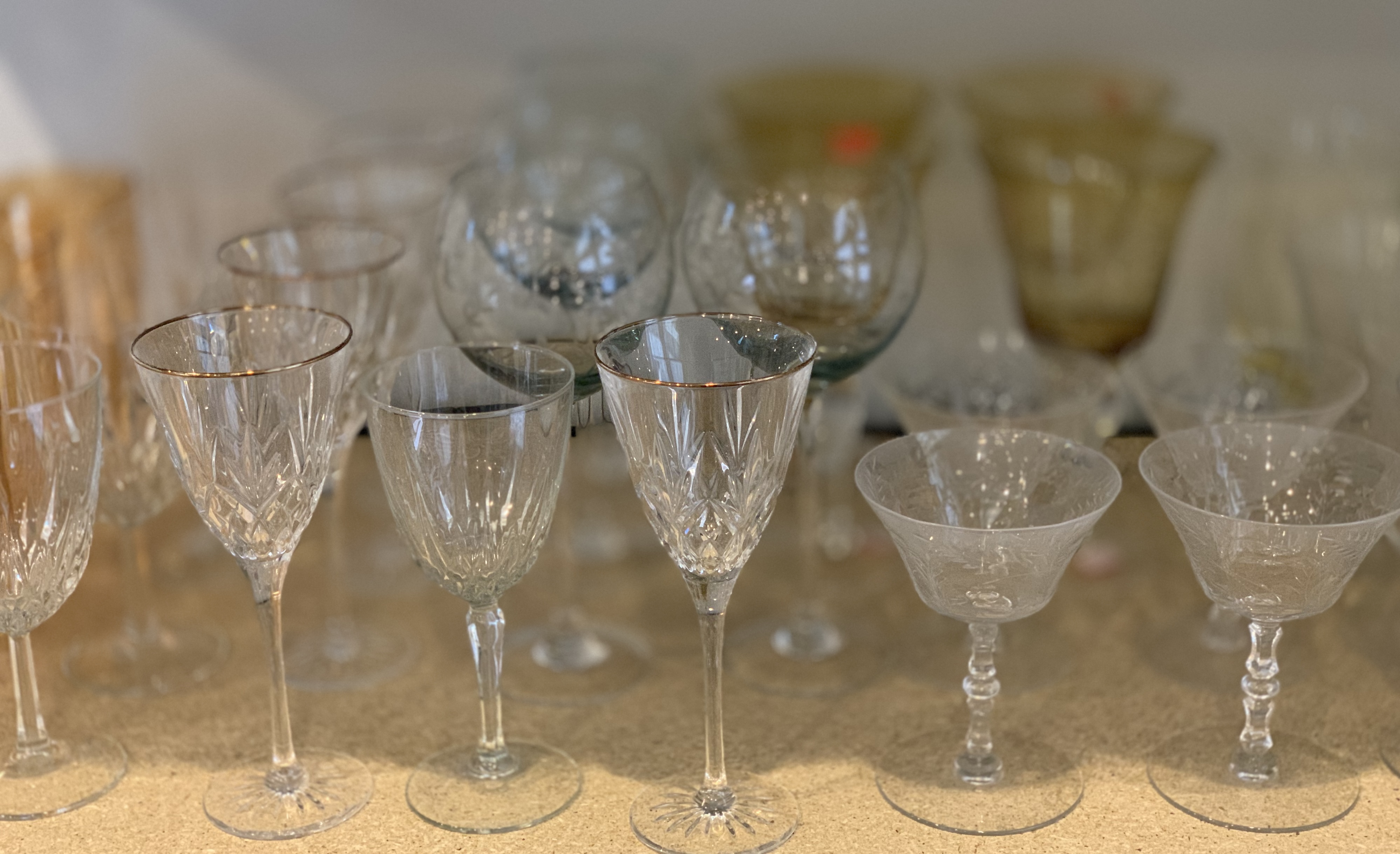 Vintage Cocktail Glasses